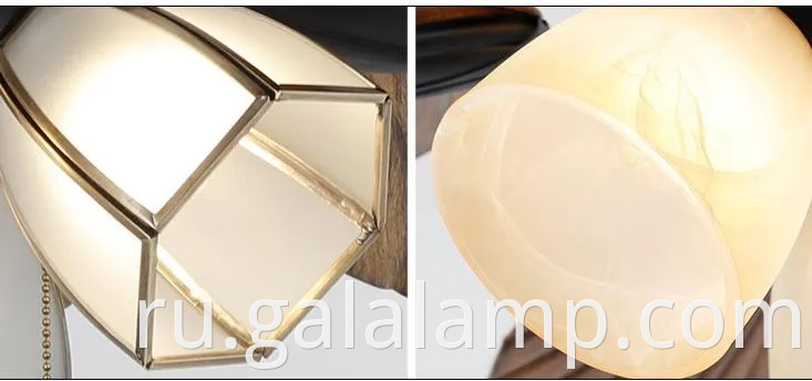 Винтаж вдохновленная американская фанатская люстра для шикарных жилых помещений